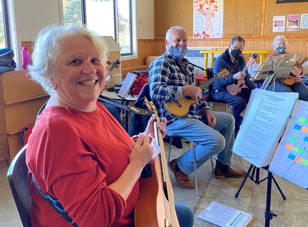 Ukulele players beat COVID and find their happy place post image