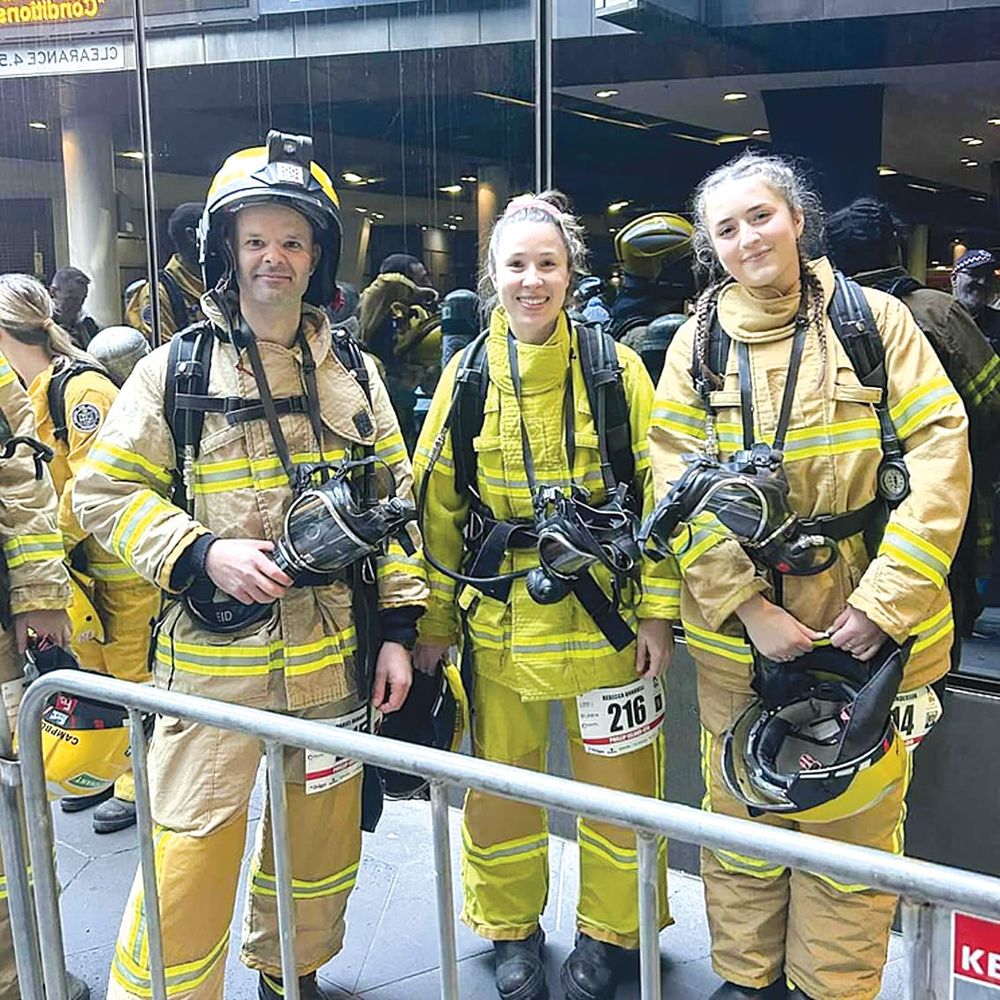 Phillip Island firefighter triumphs in stair climb post image