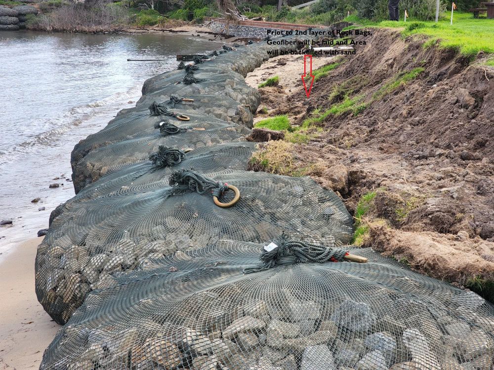 70-metre ‘rock n wall’ underway at Inverloch post image