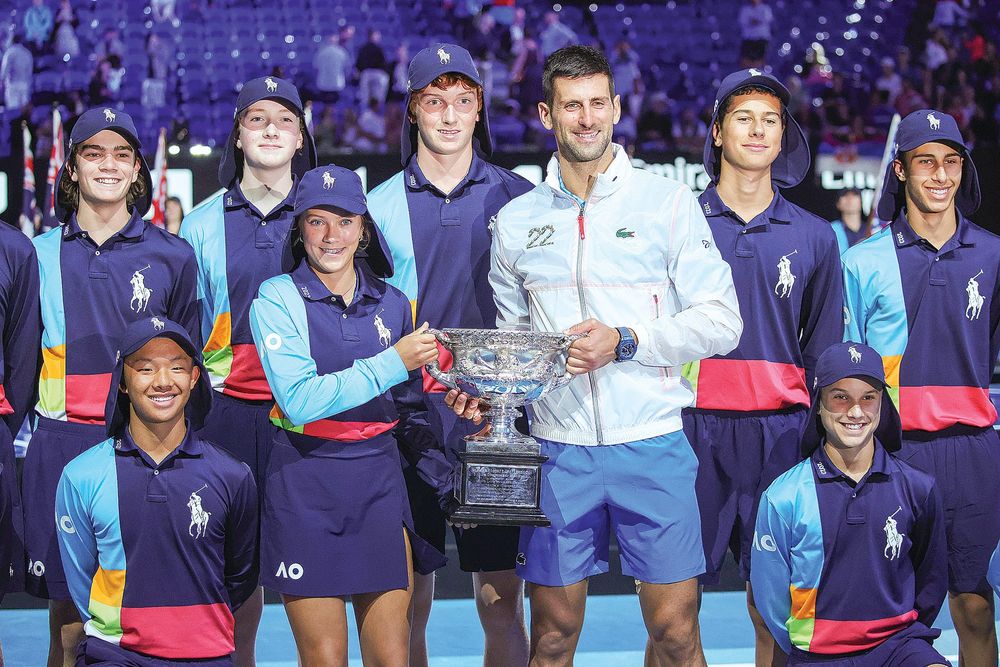 Best seat in the house at the Australian Open men’s final post image
