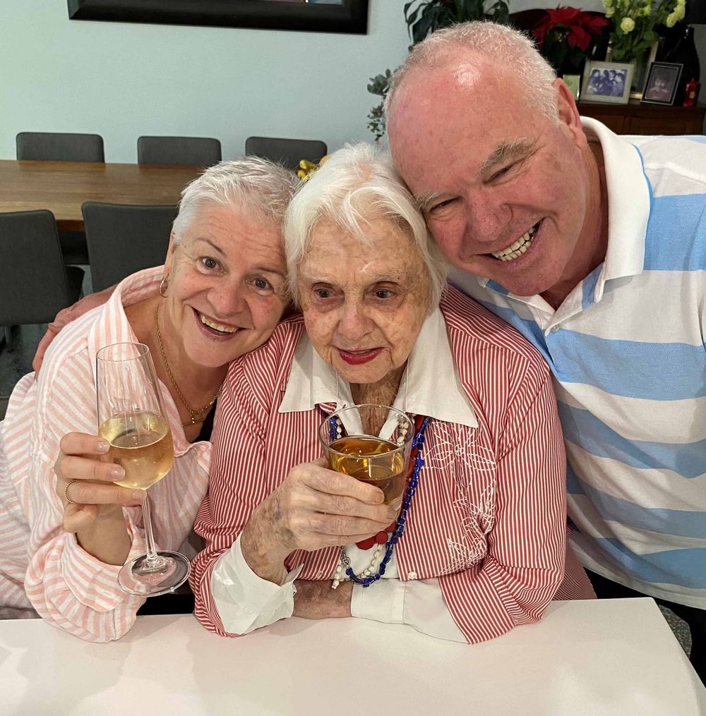 Jan Child OAM shares her award with her mum and colleagues post image