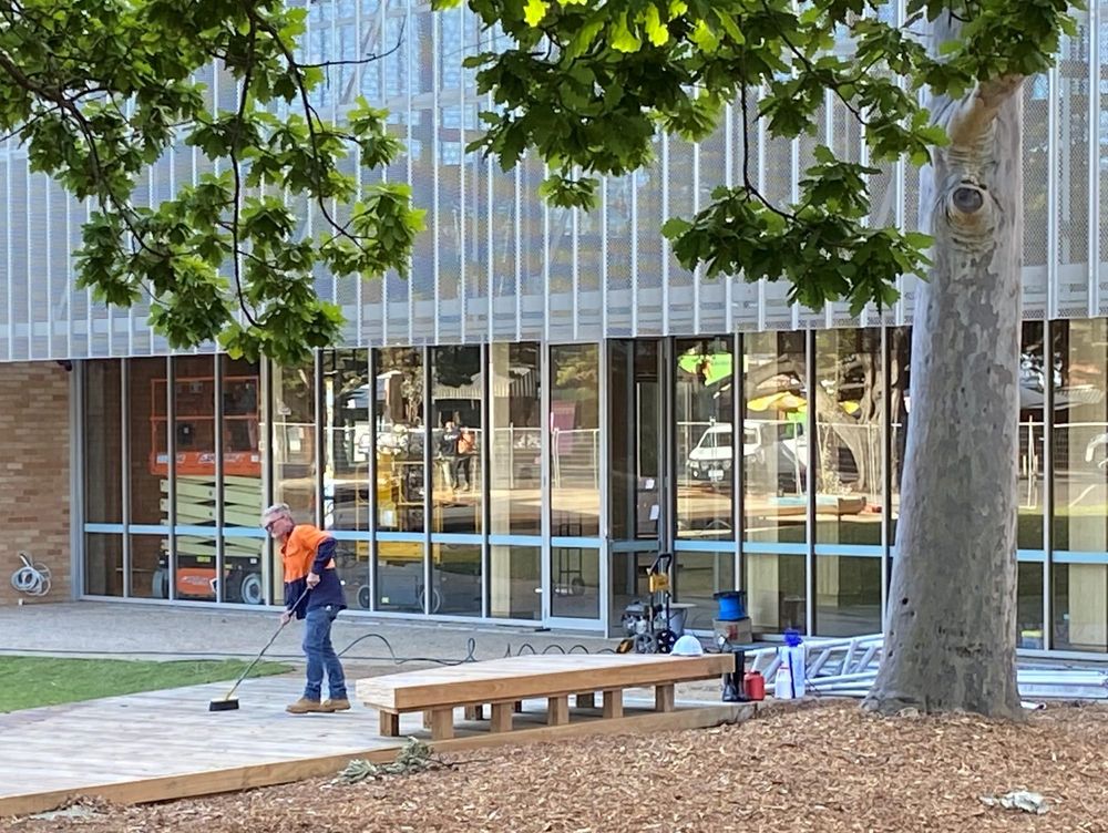 Books, furniture, grass rolls in ahead of Berninneit opening post image