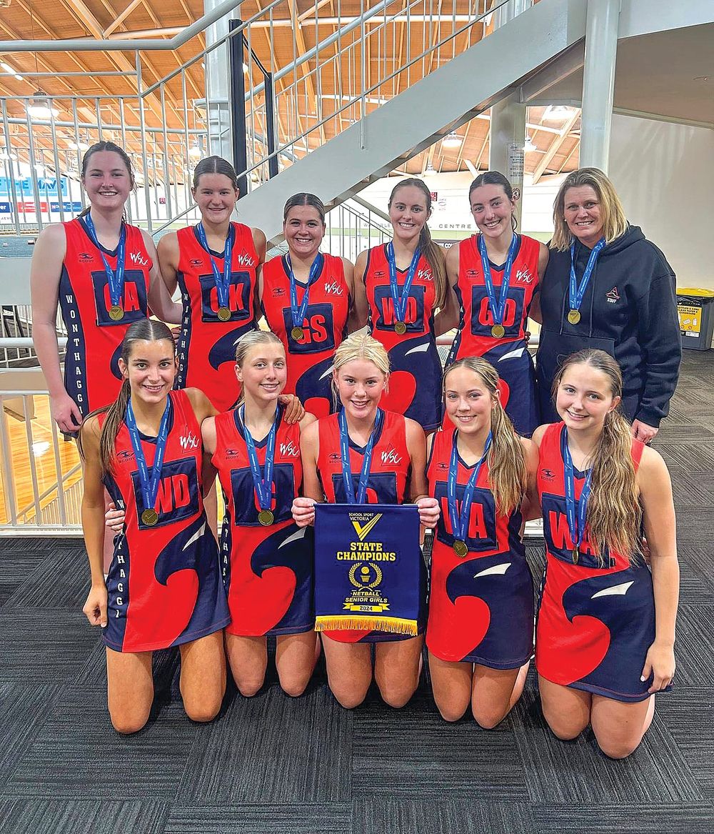 Bass Coast College netballers celebrate state title post image