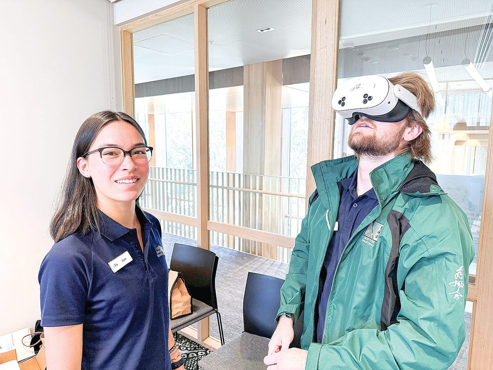 You won’t miss this warning sign post image