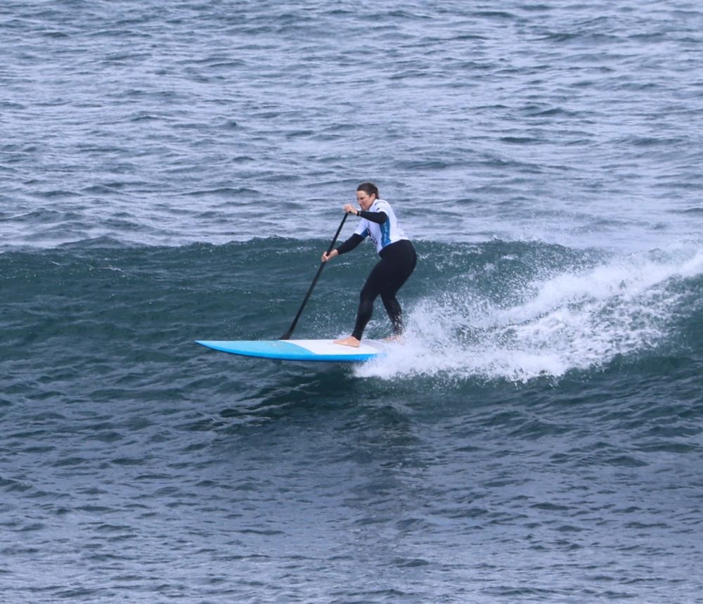 Stand-up Paddleboard surfers beat the storm at Phillip Island post image