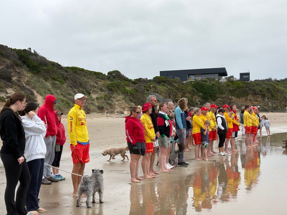 Shoulder to Shoulder: Silent reflection on the water’s edge post image