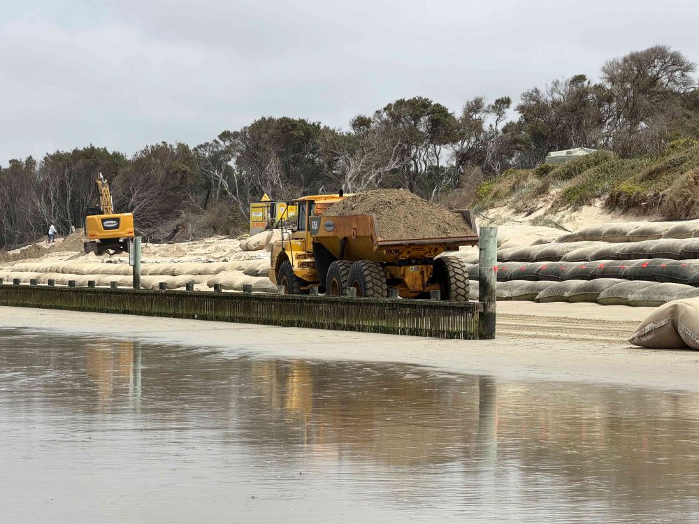 Work has started on Inverloch beach but wait, there's more post image