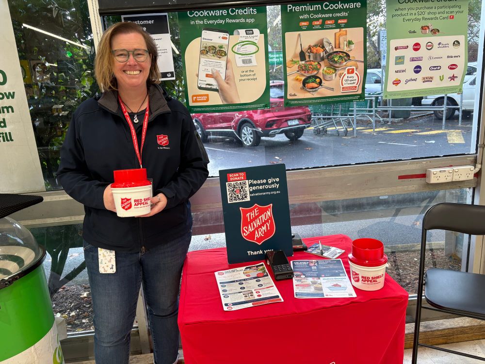 Salvos call on locals to back Red Shield Appeal post image