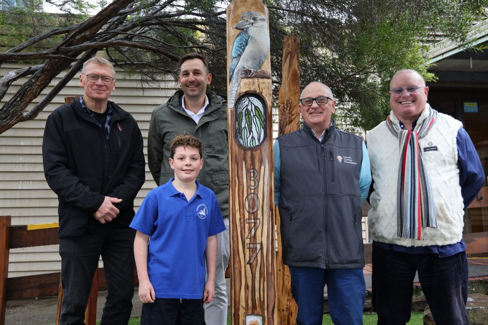 Cultural pride carved in timber Korumburra P.S. unveils new reflection space post image