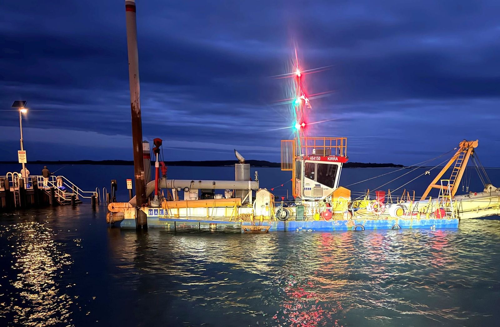Inverloch’s broken-down sand dredge still under repair post image