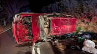 Italian tourists ‘lucky to be alive’ after wombat crash at the Prom post image