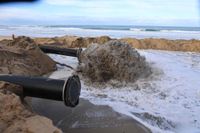Sand dredging and pumping starts Inverloch beach recovery post image