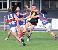 Eddy kicks eighteen as premiers smash Newborough post image