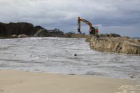 Dredging wrapping up as community mobilises for dune planting day post image