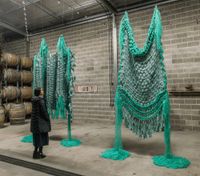 Fish Creek artist weaves Gippsland farm waste into Geelong design fair post image