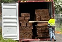 U.S. timber arrives at Kernot for Stewart Road bridge post image