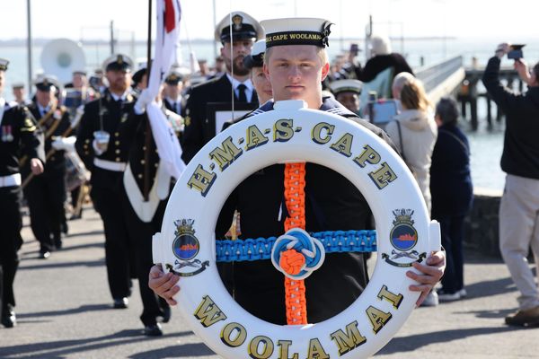 Ship’s company marches through Cowes in historic Freedom of Entry parade post image