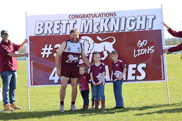 A family dynasty sealed in maroon and white as Brett McKnight joins the 400-game club post image