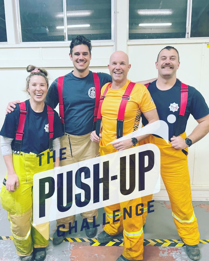 Phillip Island crew push up for mental health post image
