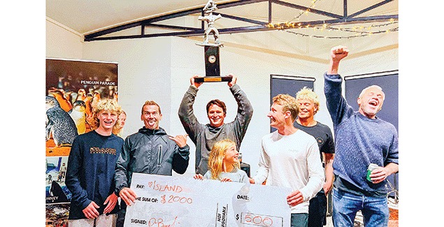 Island team wins surfing challenge post image