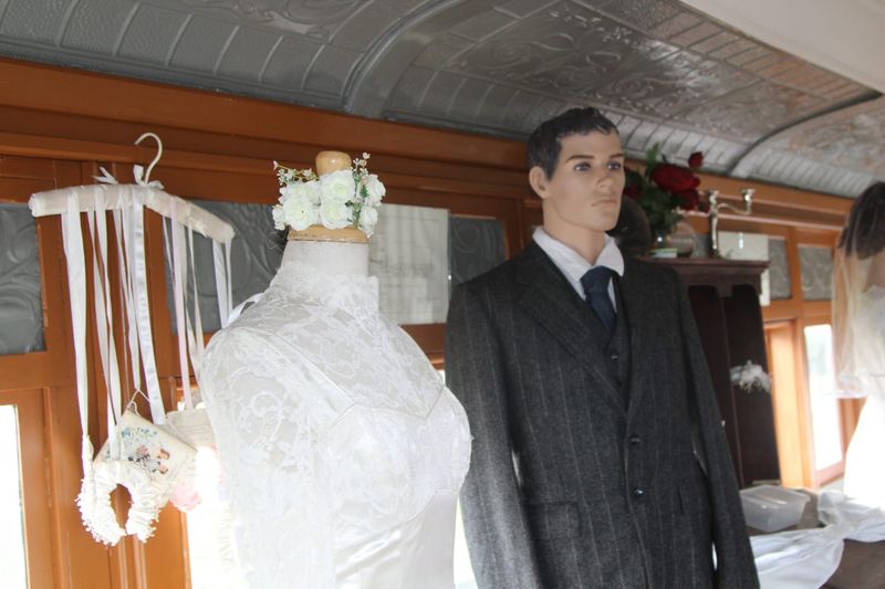 Vintage bridal wear on display at the State Coal Mine in Wonthaggi post image