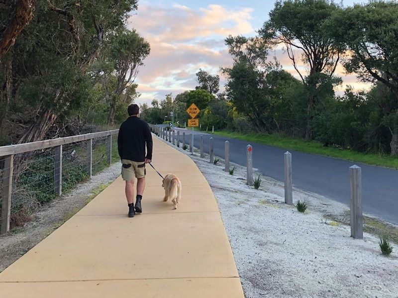 Surf Parade shared path to progress post image