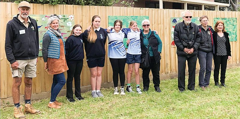 Student art on Inverloch’s dinosaur trail post image