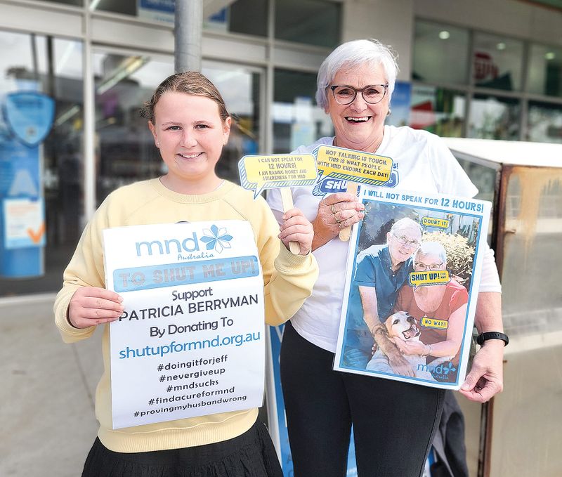 Shut up! And help raise money and funds for MND post image