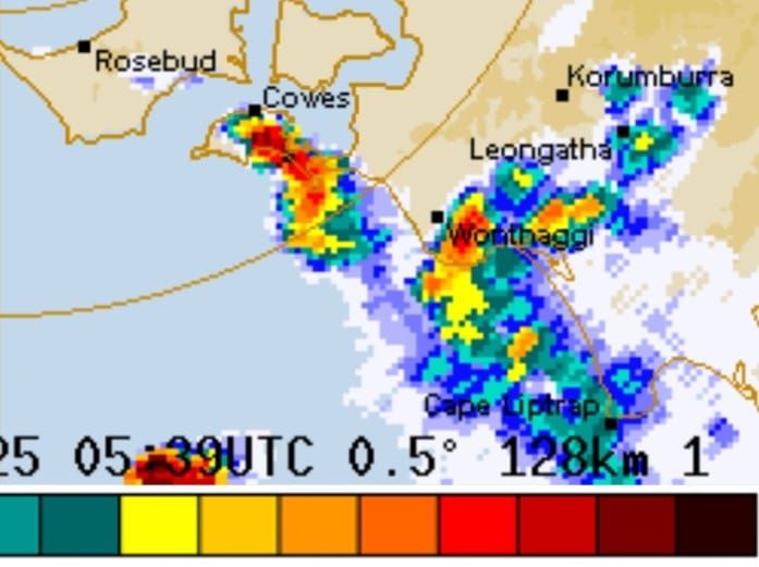Hailstones and storm warning for Bass Coast and South Gippsland post image