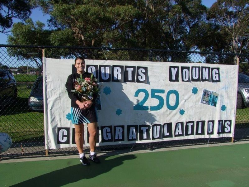 Powerful netball role model notches up 250 games post image