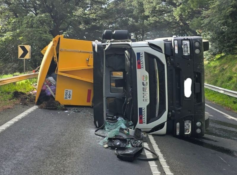 South Gippsland Highway blocked as truck rolls post image