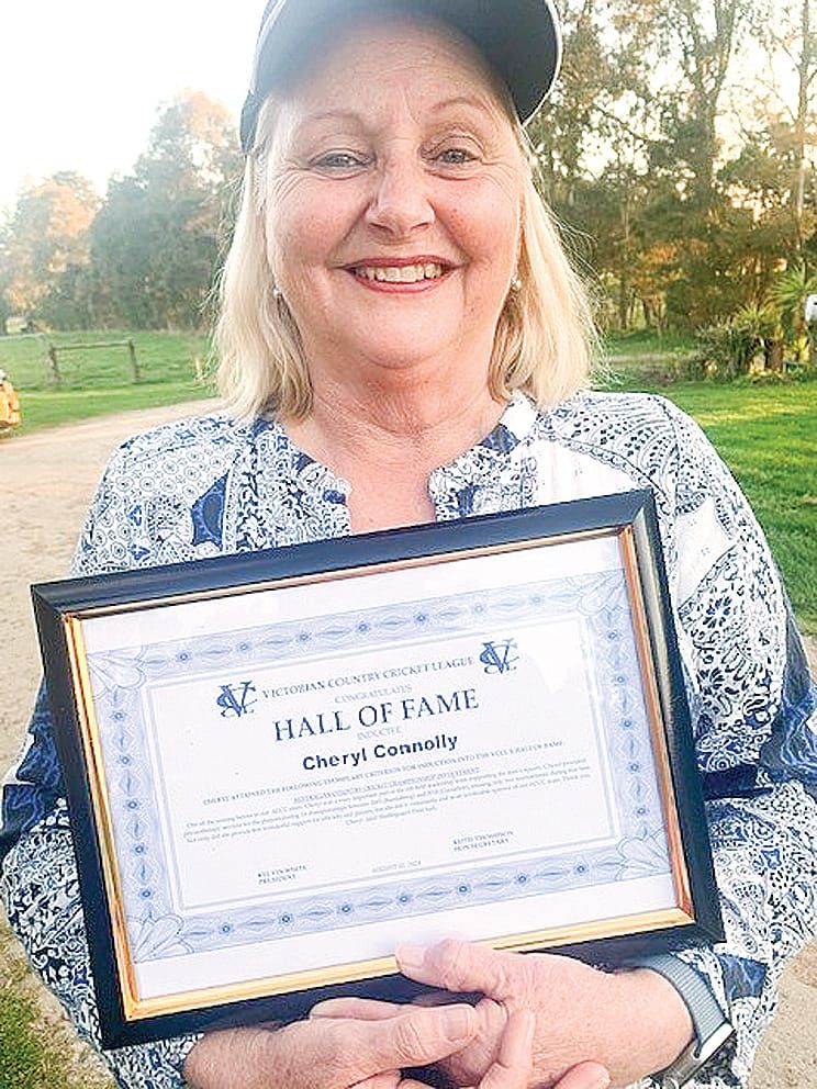 Cheryl from Kernot in cricket’s Hall of Fame post image
