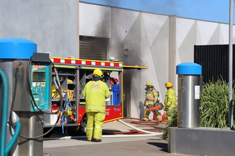 Explosions and black smoke billowing from San Remo factory post image