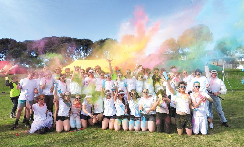 An explosion of colour at Newhaven College post image