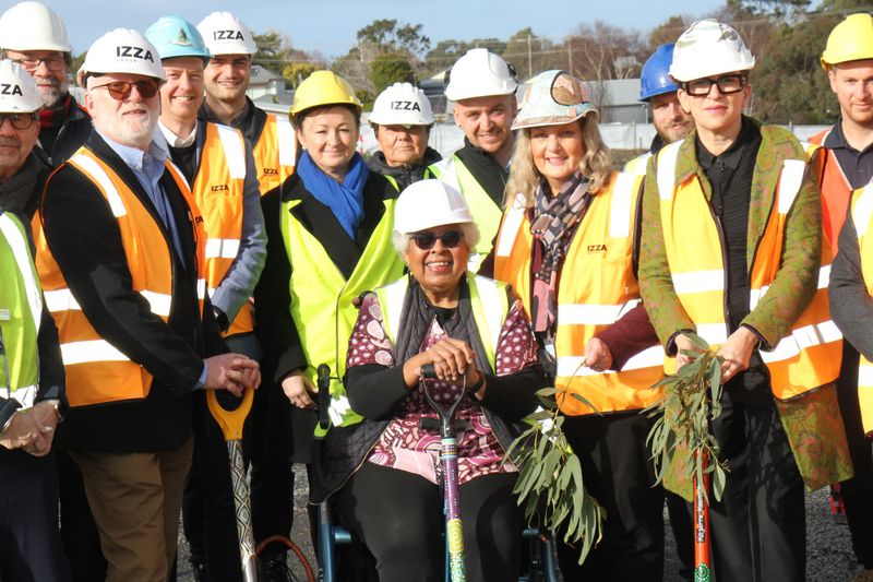 First sod turned on new housing for Wonthaggi health workers post image