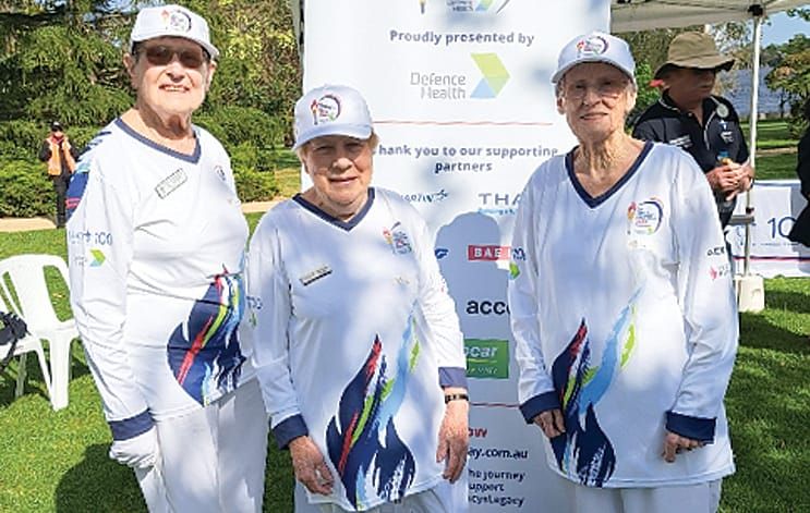 Three local ladies of Legacy join Gippsland leg of torch relay post image