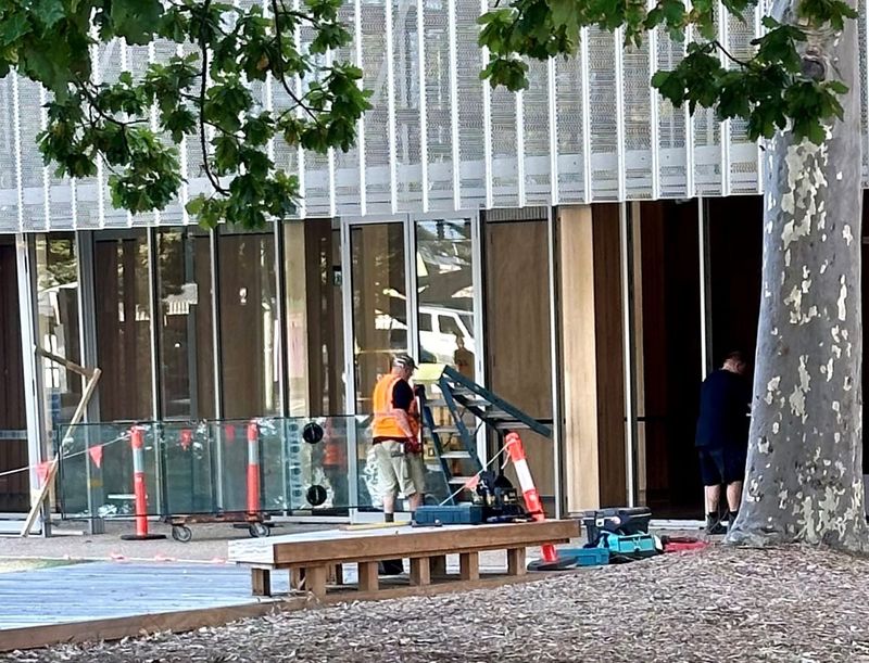 Finally, the 'Passivhaus' glass goes in at Berninneit post image