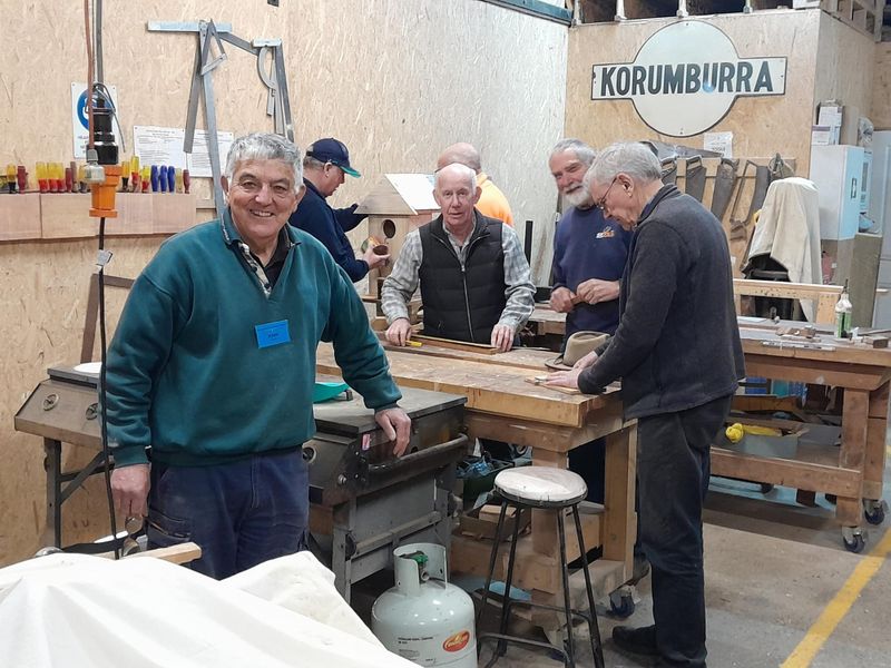 Korumburra men look ahead to new shed post image