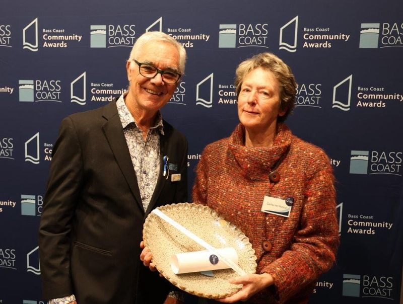 Catherine Watson and 'The Woodlands' winners at Bass Coast's new awards post image