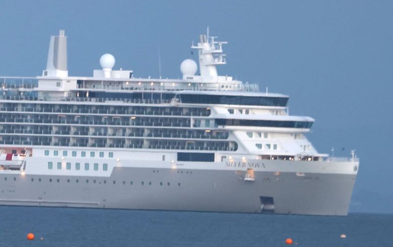 The boutique ship cruises in with space to spare post image