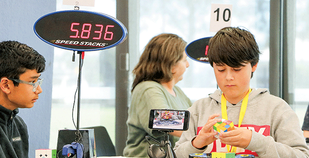 Racing to solve a Rubik’s cube post image