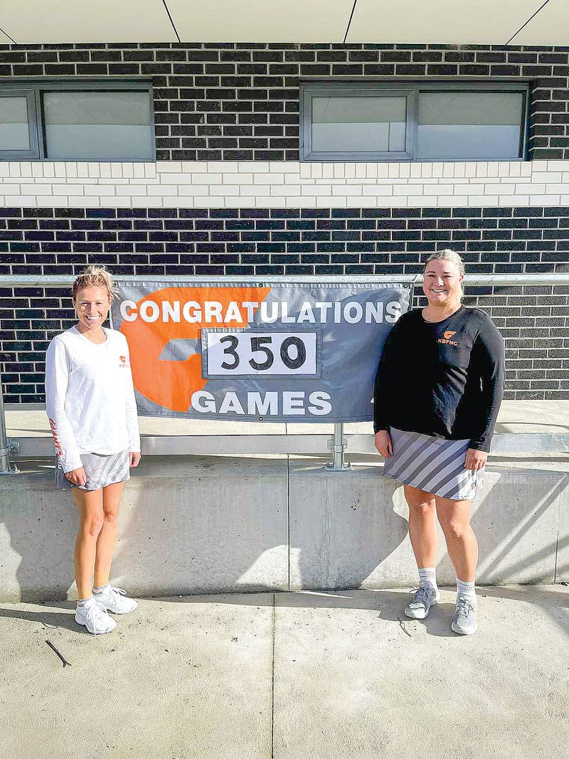 Kez and Lou share glorious milestone at Korumburra Bena post image