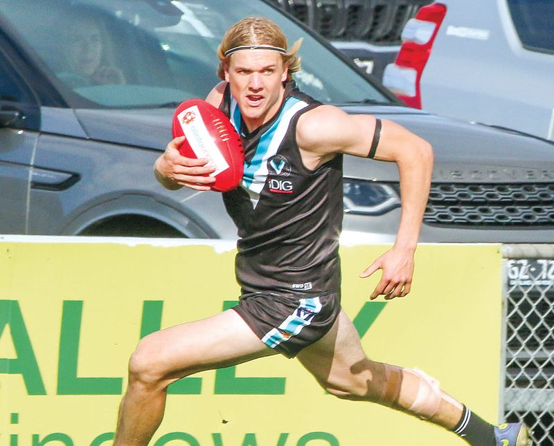 High-flying Jack Hutchinson taken by the Eagles post image