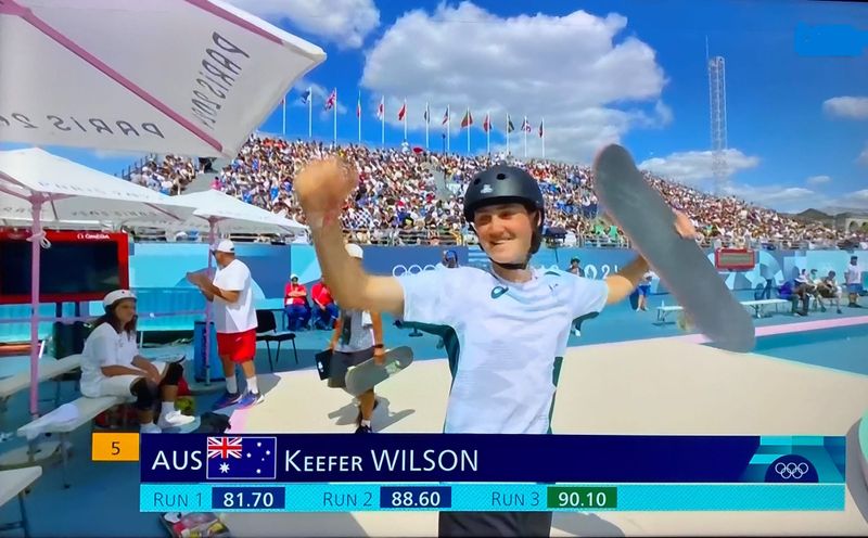 Nyora's Keefer Wilson nabs spot in Olympic skateboard final post image