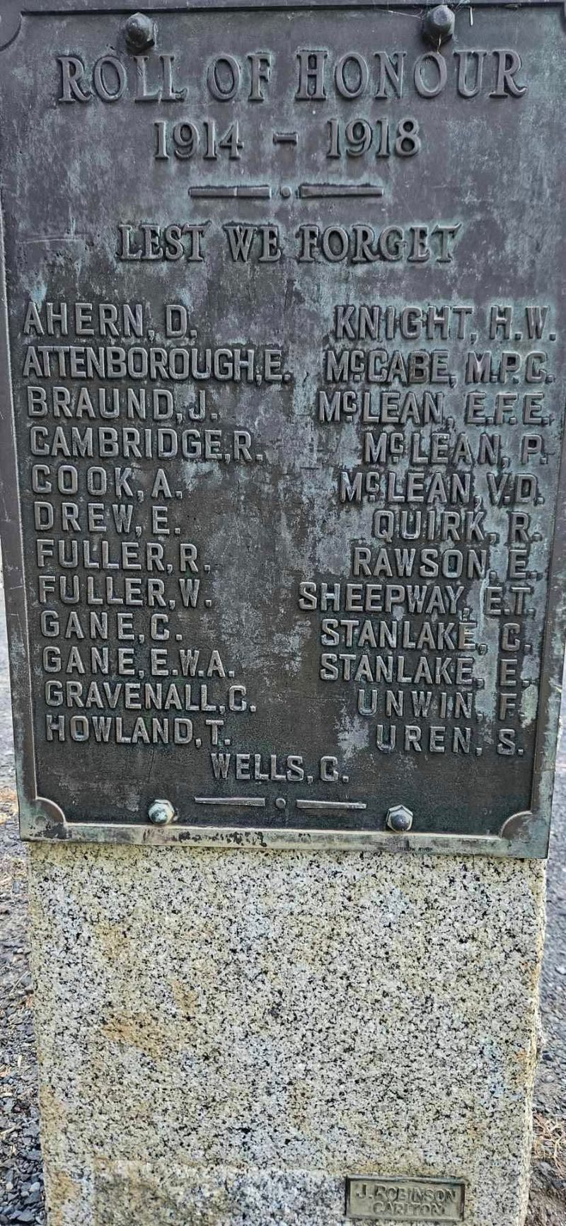 Disrespect for Loch veterans post image