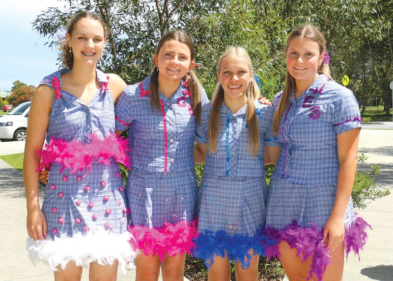 Year 12s say goodbye with bedazzled uniforms post image