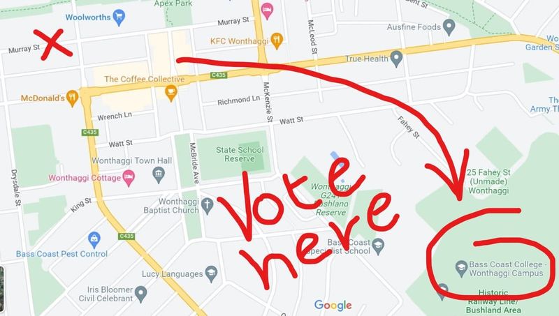 'Chaos' expected at Wonthaggi on election day post image