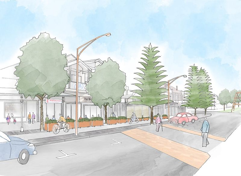 A riot of red, yellow, pink, green and purple for McBride Avenue post image