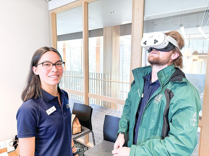 You won’t miss this warning sign post image