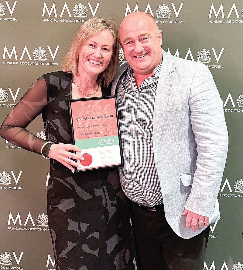 Rochelle Halstead honoured with MAV service award post image